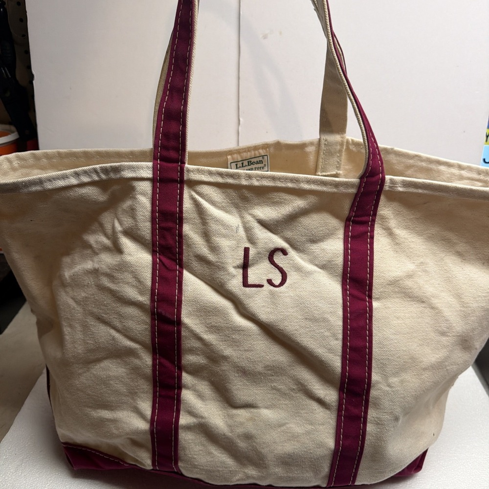 L. L. Bean Boat& Tote Canvas Bag